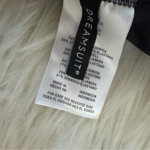 Dreamsuit By Miracle Brand Size 14 Black‎ Slimming Cinch Side Modest Swimsuit - Picture 6 of 8